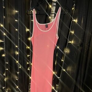 Long Pink SHEIN dress